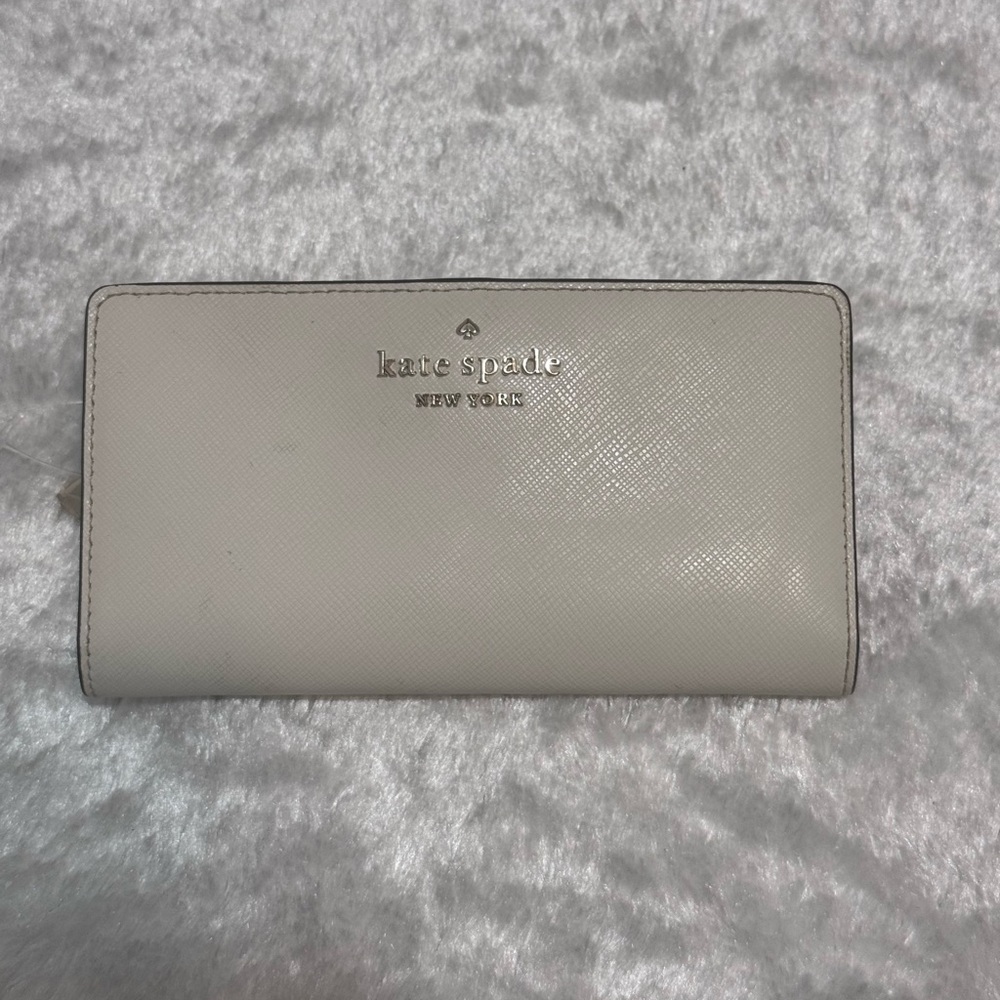 Kate Spade Ivory Textured Wallet